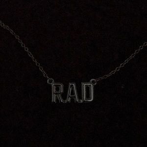 Rad name necklace